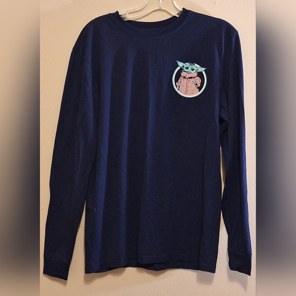 Authentic Star Wars The Mandalorian; Baby Yoda Long Sleeve Tee - Picture 1 of 2
